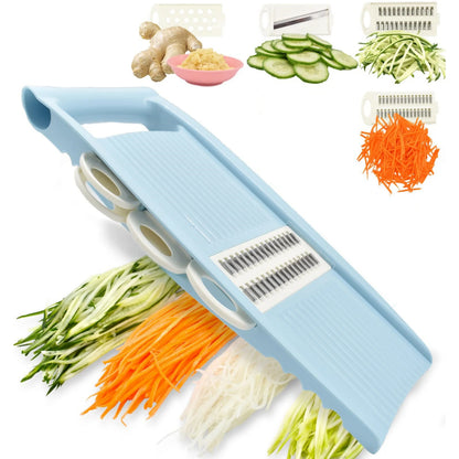 5 in1 Vegetable Fruit Slicer Multifunctional Manual Food Grater Cutter Potato Household Chopper Kitchen Veggie Dicer Gadgets