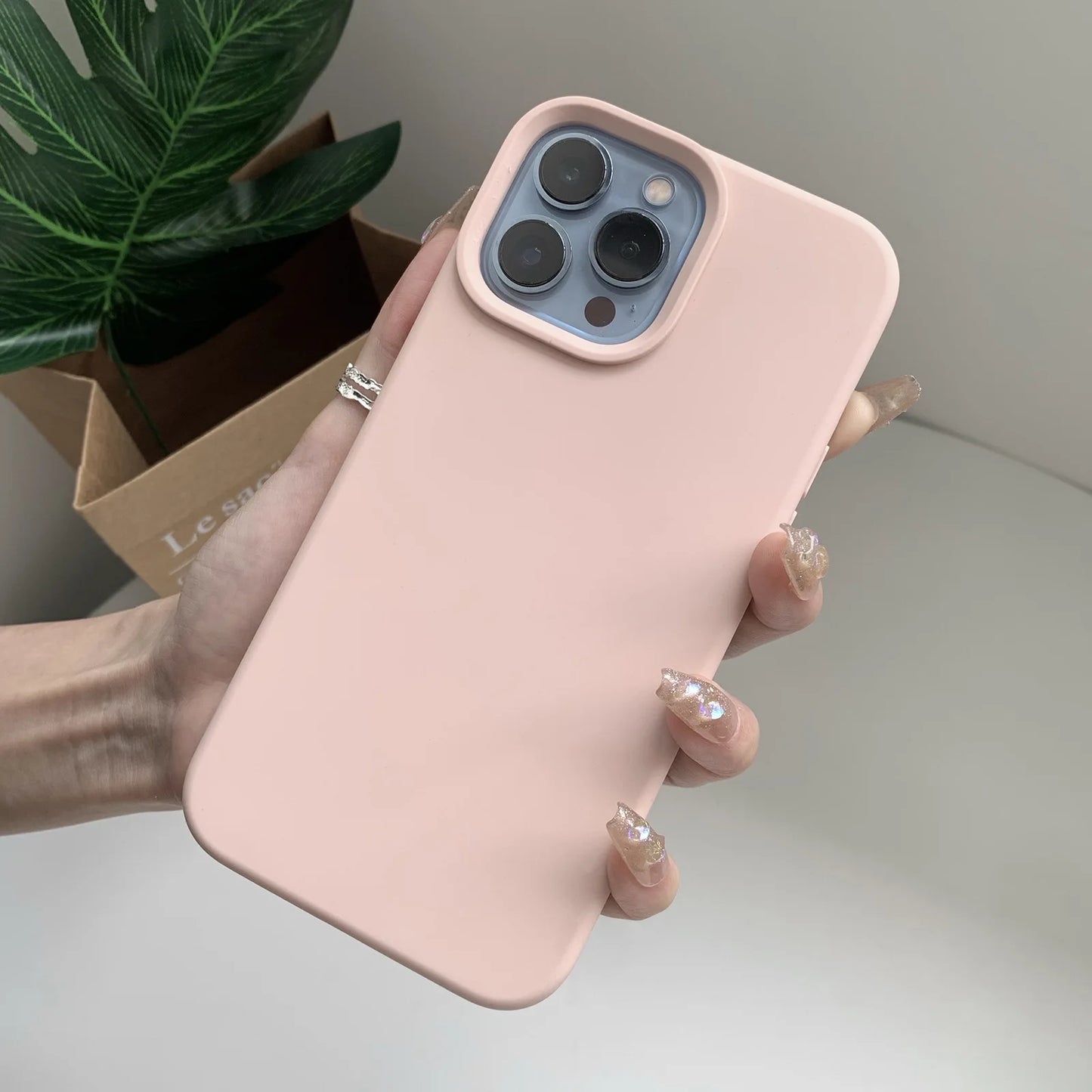 Liquid Silicone Case For Apple iPhone 15 16 14 13 12 11 17 Pro Max 17 Air 16 Plus Phone Original Official Style Protective Cover