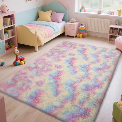 VIKAMA Ultra-Soft Puffy Rug — Bedroom & Living Room Carpet