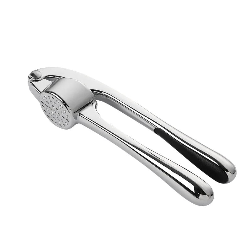 LMETJMA Premium Garlic Press Stainless Steel Garlic Mincer Garlic Crusher Easy to Squeeze and Clean Kitchen Tools JT202