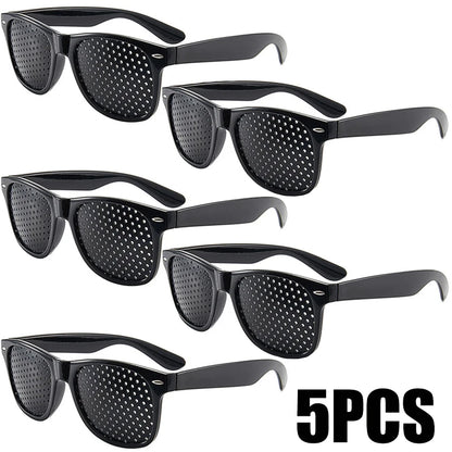 Anti-myopia Astigmatism Glasses Vision Correction Fatigue Pin Hole Glasses With Holes For Men Women Eyesight Improvement Eyewear