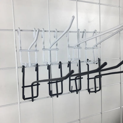 10Pcs Durable 5/10/15/20cm Screen Hooks 3.3mm Thickness Supermarket Iron Wire Mesh Hanging Hooks Iron Grid Hooks For Screen Grid