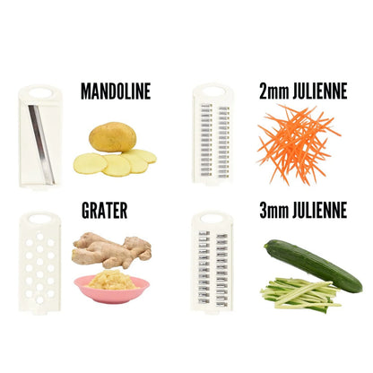 5 in1 Vegetable Fruit Slicer Multifunctional Manual Food Grater Cutter Potato Household Chopper Kitchen Veggie Dicer Gadgets