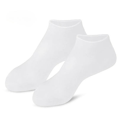 Moisturizing Foot Socks,Silicone Socks for Dry Cracked Feet Women's Foot Socks for Moisturizing,Featuring Massage