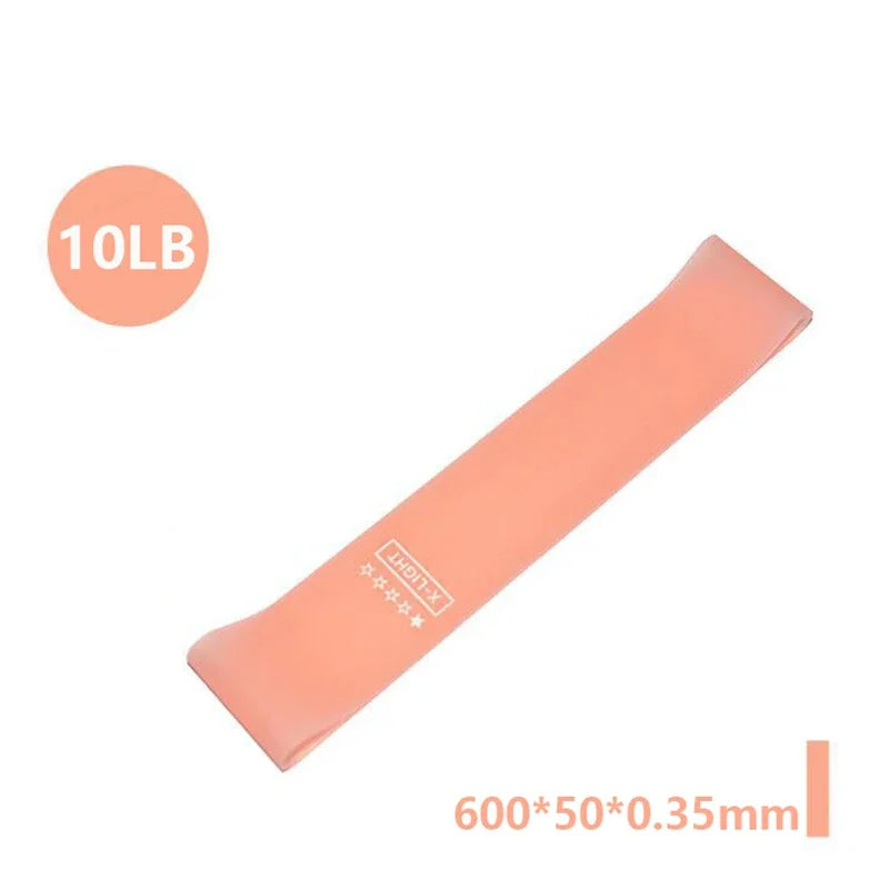 Silicone Resistance Band Set for Yoga, Pilates, and Crossfit