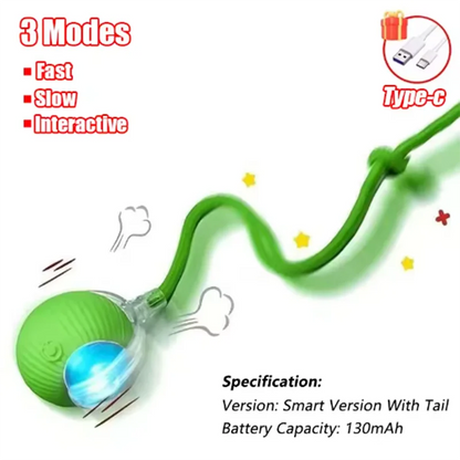 Electric Interactive Ball Toy – Obstacle-Avoidance Pet Toy