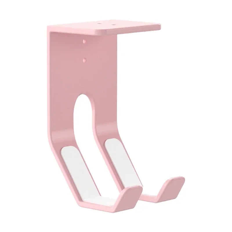2pcs/4pcs ABS Under Table Game Controller Rack Game Console Storage Base Headset Holder Stand for Sony Xbox Switch PS5/PS4 Mount