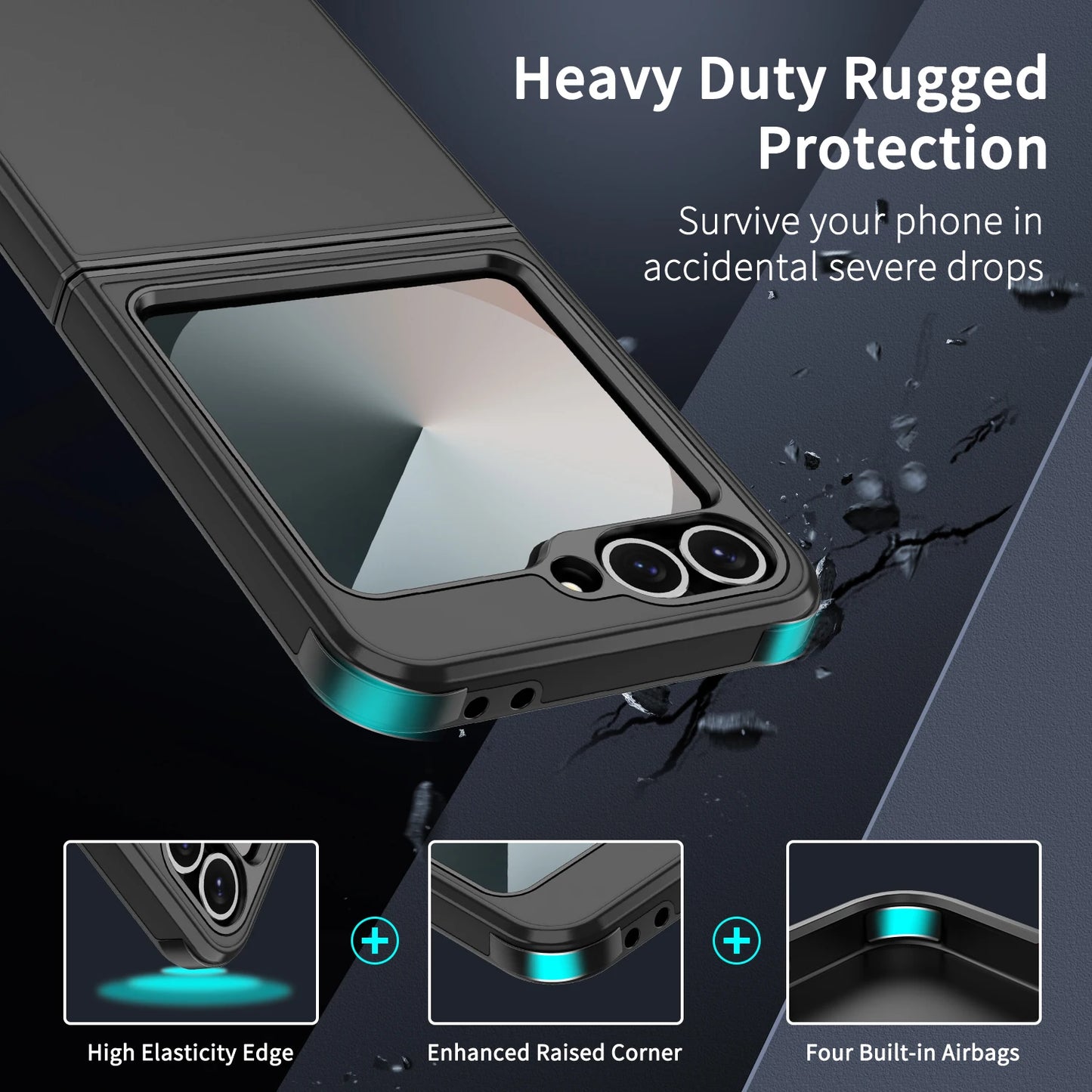 Luxury Original Official Slim Matte Protect Phone Case Samsung Galaxy Z Flip 7 8 6 5 4  For Wireless Charging Shockproof Cover