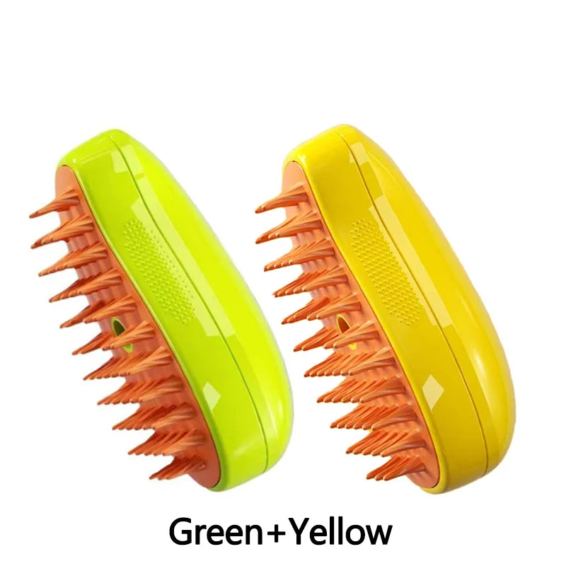 3-in-1 Electric Steam Brush for Cats and Dogs