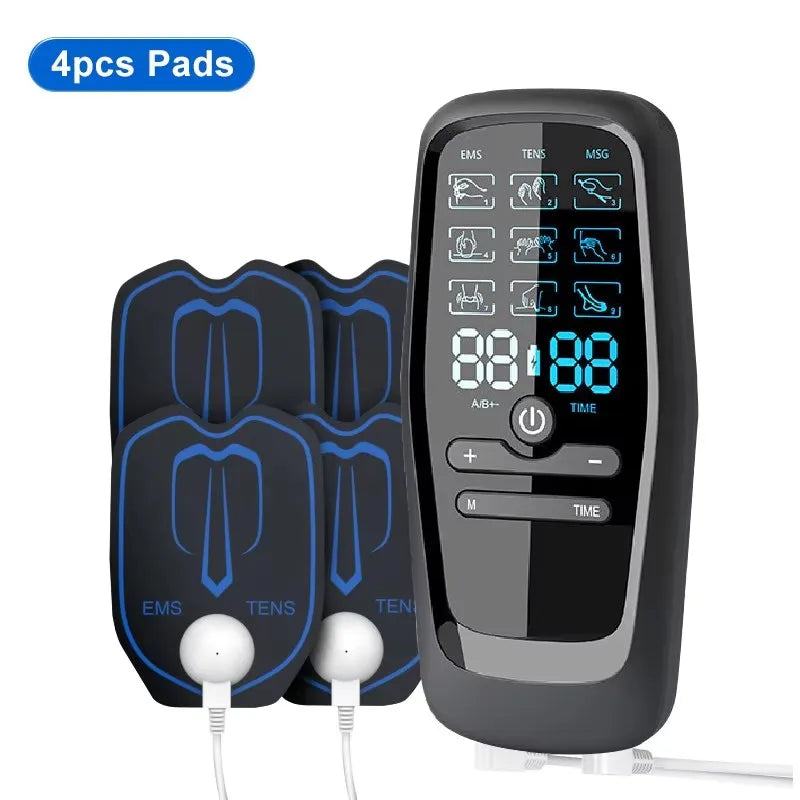 2026Electric Pulse Massager TENS EMS Electrical Nerve Muscle Stimulator Electrostimulator Low Frequency Massage Device