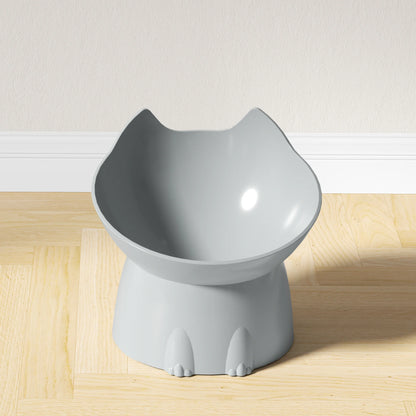 WhiskerWare Elevated Cat Bowl – Anti-Tip Raised Feeding Dish