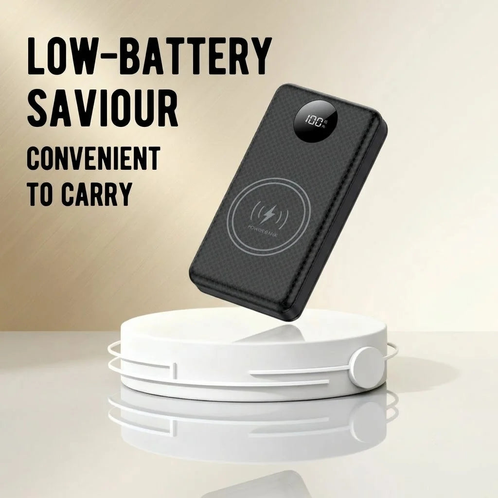 6×18650 Battery Storage Box DIY Power Bank Shell Dual USB-C Output Portable Charging Holder Built-in Camp Light for Mobile Phone
