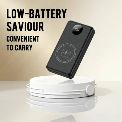 6×18650 Battery Storage Box DIY Power Bank Shell Dual USB-C Output Portable Charging Holder Built-in Camp Light for Mobile Phone
