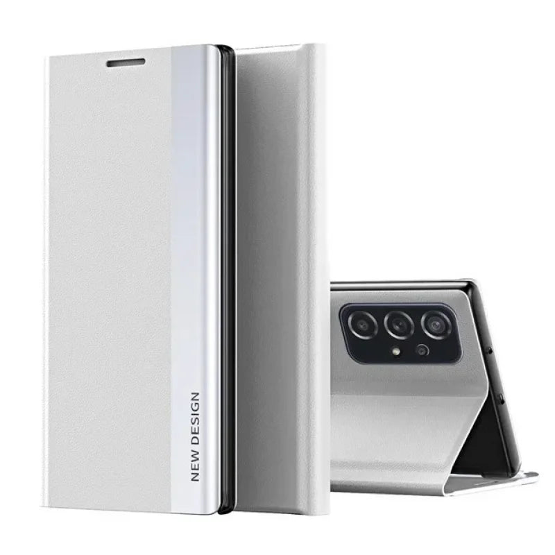 Luxury Leather Flip Plating Phone Cases For Samsung Galaxy S26 S25 S23 S22 S24 Ultra A15 16 17 25 26 35 36 55 56 Back Cover