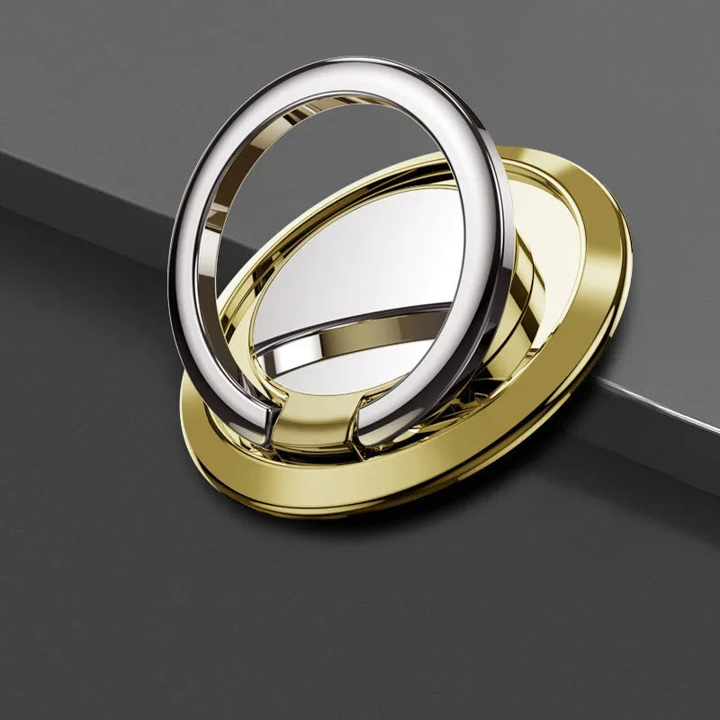 Cell Phone Ring Holder Stand 360° Degree Rotation Finger Ring Grip Car Magnetic Mount Phone Back Sticker Pad Bracket Ultra-thin