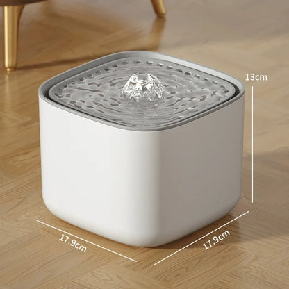 3L Cat Water Fountain Auto ERecirculate Filter Large Capacity Filtring Cat Water Drinker 1USB Electric Mute Cats Water Dispenser