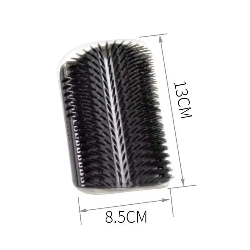 Cat Corner Grooming Brush & Removable Scratcher Comb