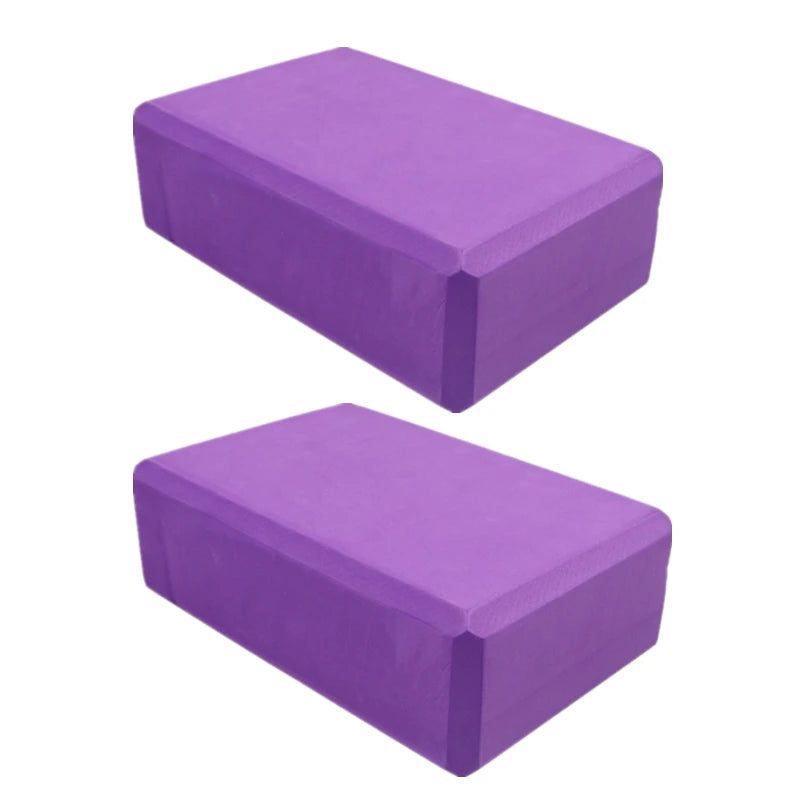 1/2PCS Gym Foam Brick Training Exercise Fitness Equipment Dance Yoga Auxiliary Tool Stretching Body Shaping EVA Yoga Blocks