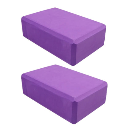 1/2PCS Gym Foam Brick Training Exercise Fitness Equipment Dance Yoga Auxiliary Tool Stretching Body Shaping EVA Yoga Blocks