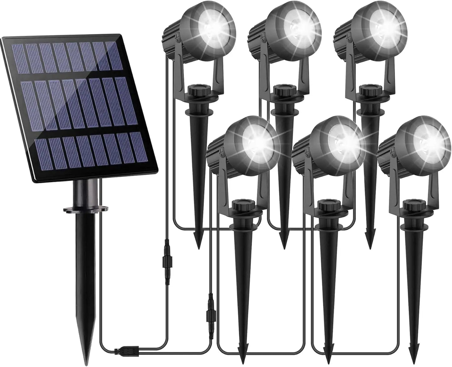3000K/RGB Solar LED Light Outdoor Solar Spotlight Solar Garden Light Outdoor IP65 Waterproof Solar Power Light Wall Light