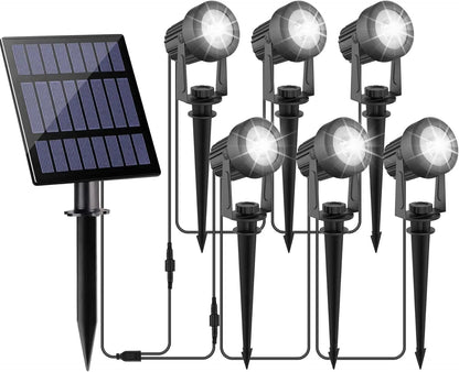 3000K/RGB Solar LED Light Outdoor Solar Spotlight Solar Garden Light Outdoor IP65 Waterproof Solar Power Light Wall Light