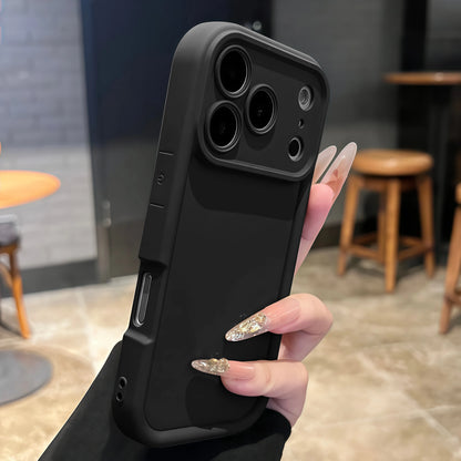 Thickened Shockproof Case for iPhone 17 16 15 14 13 12 11 Pro Max Pure Colour Cover for iPhone 17 Air 14 15 16 Plus Accessories