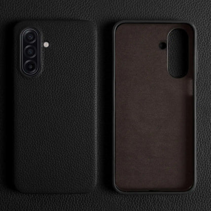 Luxury Genuine Leather Case For Samsung Galaxy A17 A07 A26 A36 A56 A15 A53 A24 Full Wrapped Shockproof Phone Cases Back Cover