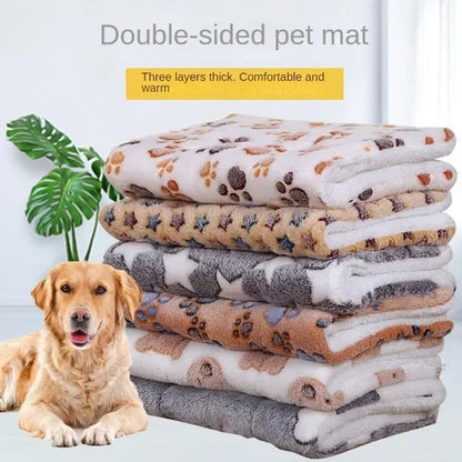 Double-Sided Plush Pet Sleeping Mat for Cats and Dogs