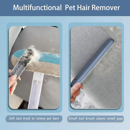 Pet Hair Removal Tool 4-in-1 Hair Removal Furniture Cat Hair Remover for Couch-Pet Hair Removal Car clothe Furniture Carpet Bed