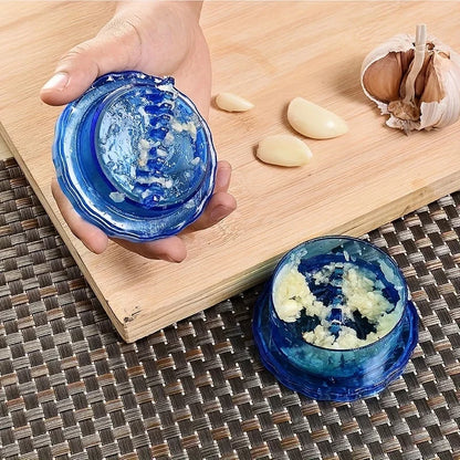 1/2Pcs Manual Portable Garlic Crusher - Twist Kitchen Gadget for Crushing Garlic and Ginger, Easy to Use and Clean
