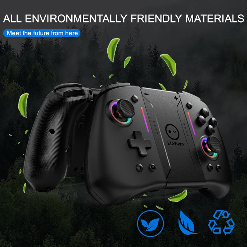For Nintendo Switch & OLED & Lite Wireless Controller Bluetooth Gamepad Control Hall Gaming Mando Command Game Pad Accessories