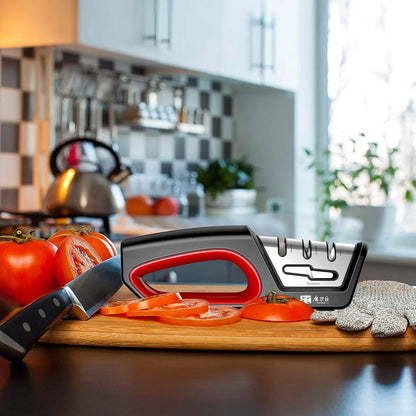 4-in-1 Kitchen Knife & Scissors Sharpener