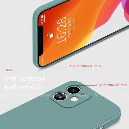 For iPhone 16e Case Liquid Silicone Plain Rubber Funda Phone Protector Case For iPhone 17e Cover For iPhone 17 e 16 E SE 4 Case