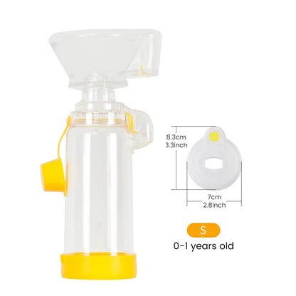Professional Adult/Pediatric/Baby Asthma Spacer Inhaler Spacer Device Silicone Aerosol Cabin Surgical Supplies Health Care Tools