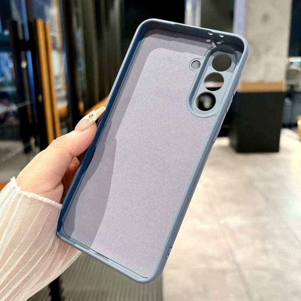 For Samsung Galaxy A56 5G Case Soft Liquid Silicone A56 A36 A16 A55 A35 A15 A26 S25 S24 S26 Ultra Plus FE Shockproof Case Cover