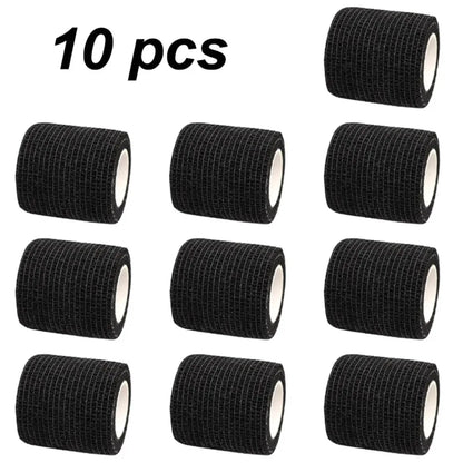 12/10pcs Colorful Sport Self Adhesive Elastic Bandage Wrap Tape Elastoplast For Knee Pad Finger Ankle Palm Aid Kit Pet Tool Warm