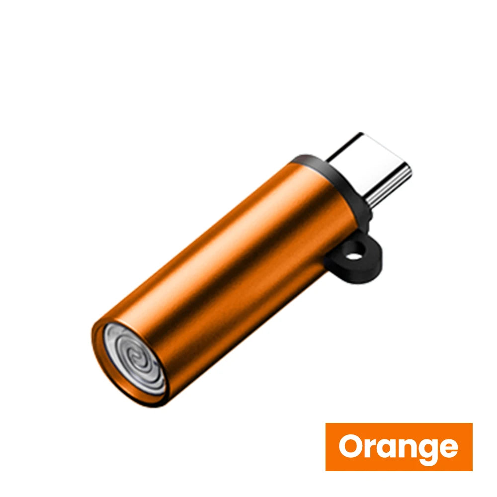 Type C Mini Cigarette Lighter Blow-to-Ignite Auto Shut-Off Outdoor Safety USB C Mobile Cigarette Lighter Adapter For iPhone 17