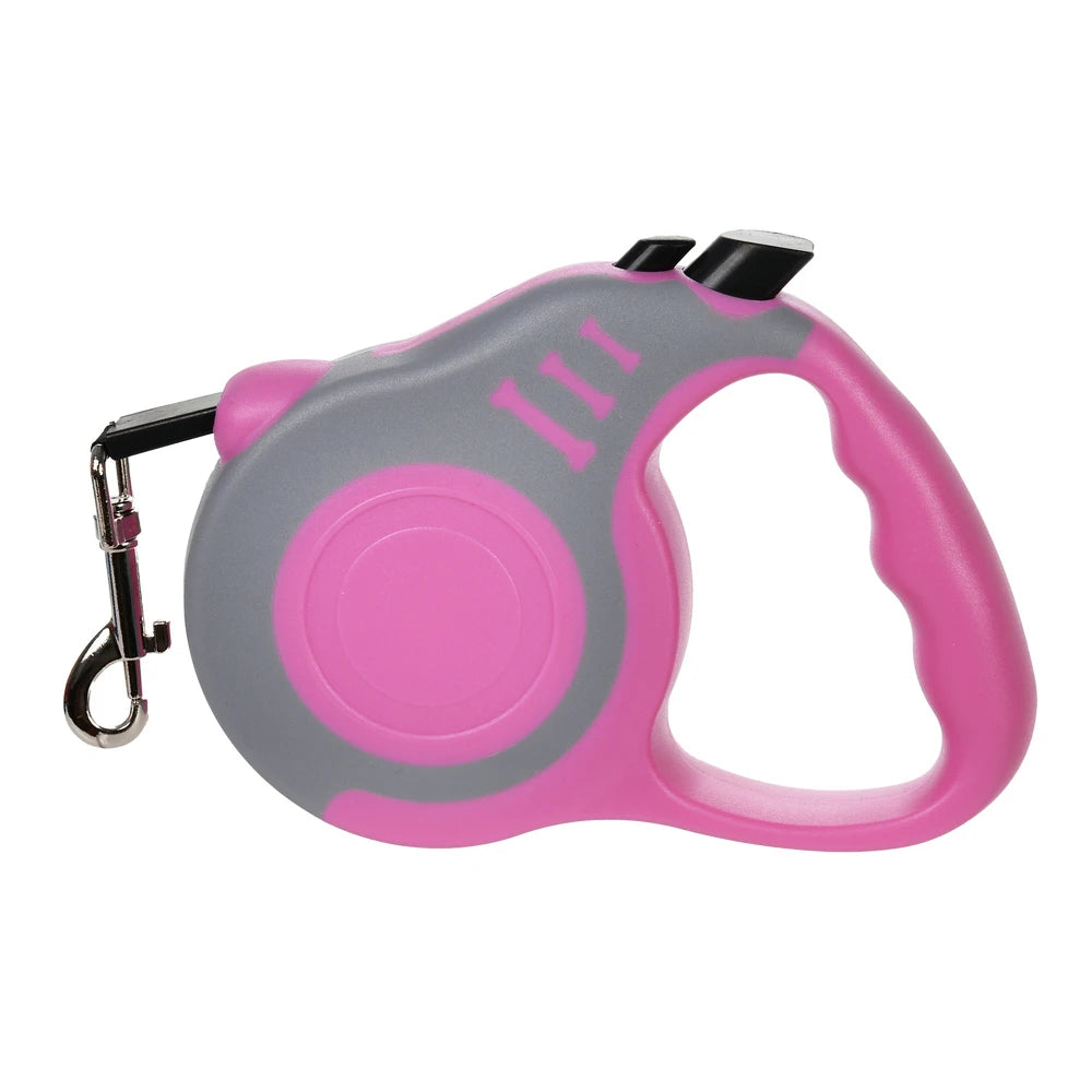 Retractable Dog Leash – 3m & 5m Nylon Lead for Small & Medium Dogs
