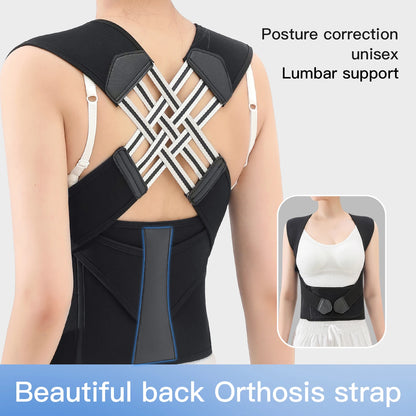 Adjustable Posture Corrector Back Brace for Men & Women