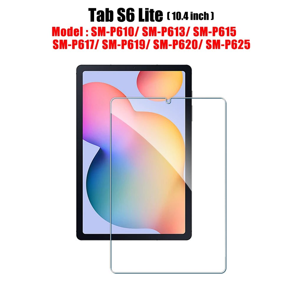 Tempered Glass Screen Protector For Samsung Galaxy Tab S6 Lite A9 Plus S8 S9 Plus Ultra S7 Fe S9 Fe 12.4 A8 S10 S11 Film