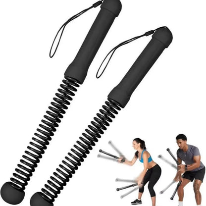 New Upgrade Quiet Weighted Cordless Battle Ropes, Portable Ropeless Fitness Rope for Home Gym, Men Women Indoor Outdoor Workouts