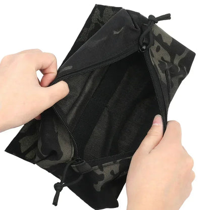 Tactical Vest Dangler Drop Pouch Mini Abdominal Dump Drop Pouch Fanny Pack for JPC CPC LBT D3CR MK3 MK4 Plate Carrier Storage