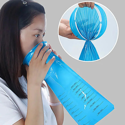 5/10/15/20PCS Airplane Boat Vomit Bag Car Multifunctional Portable Bag Travel Anti Vomit Emergency Disposal Kit Disposable