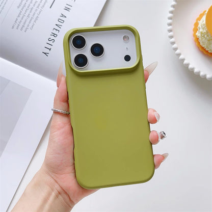 Matte Candy Color Phone Case for iPhone 17 Air 16 16E 15 Pro Max Liquid Silicone Shockproof Protection Skin Feeling Solid Cover