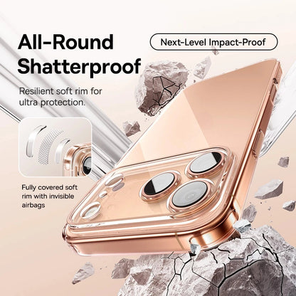 Baseus Clear TPU Case for iPhone 17 16 15 14 13 12 Pro Max Plus Air Soft Transparent Phone Cover Soft Thin Protective Case