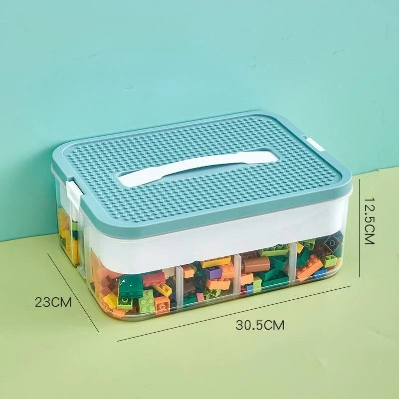 Plastic Storage Box For Lego Children Jigsaw Puzzle Building Block Container Classification Part Sort Box Kidroom Toy Organizer