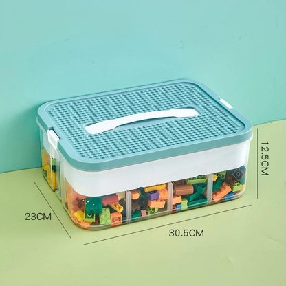 Plastic Storage Box For Lego Children Jigsaw Puzzle Building Block Container Classification Part Sort Box Kidroom Toy Organizer