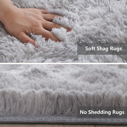 VIKAMA Ultra-Soft Puffy Rug — Bedroom & Living Room Carpet