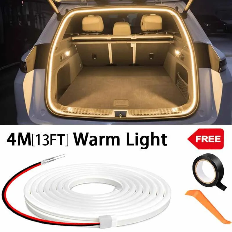 LUMERIS LED Car Trunk & Ambient Light Strip — Auto Sensing