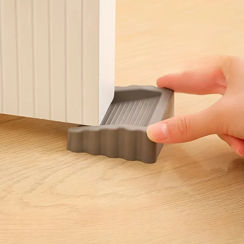 Non Slip Windproof Door Stopper Creative Safety Wedge for Home Office and Kids Room